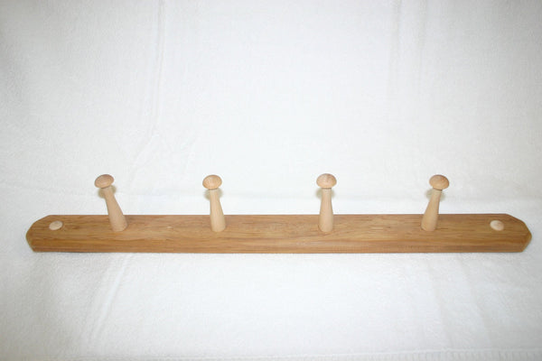 Cedar Sauna Four Peg Towel Bar