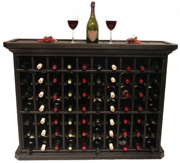 70 Bottle Wine Storage End Table