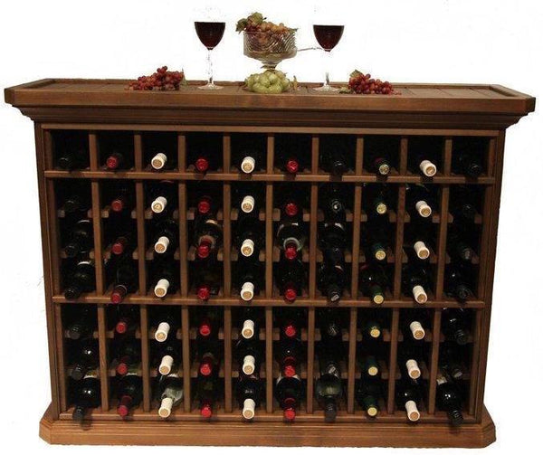 70 Bottle Wine Storage End Table