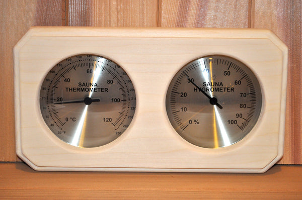 Sauna Deluxe Hygrometer/Thermometer