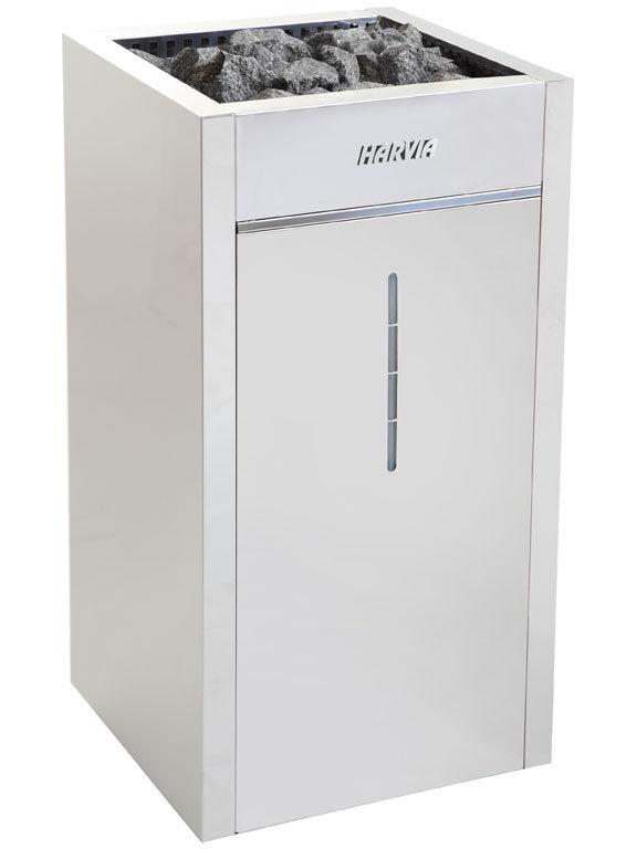Harvia Virta Combi Steel 10.5KW, 240V Sauna Heater Package w/Control & Sauna Stones