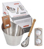 Harvia Stainless Steel Bucket Set