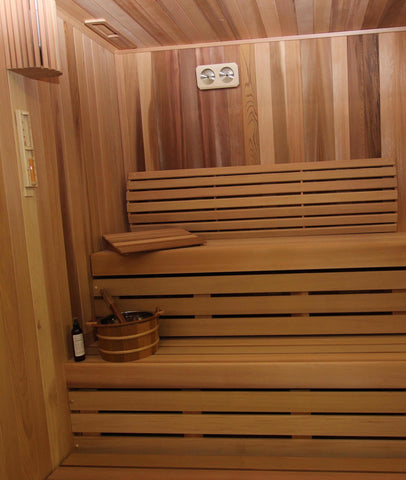 4 x 4 x 7 Baltic Leisure Platinum Series Pre-cut Sauna Kit Package