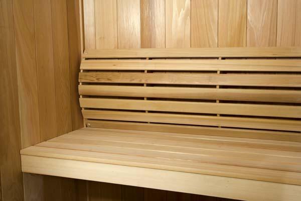 Curved Sauna Backrest