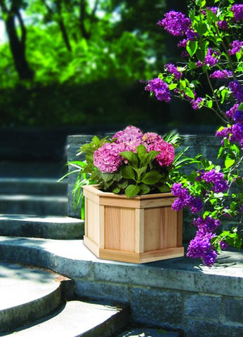 Large 5 Sided Cedar Planter