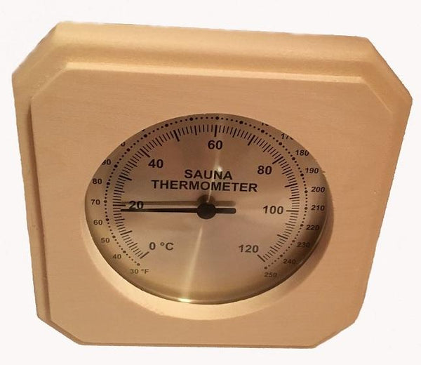 Deluxe Wood Thermometer