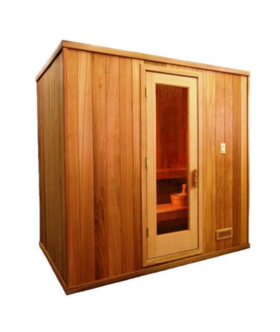 6 x 6 x 7 Baltic Leisure Platinum Series Pre-built Sauna Package