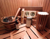 4 x 4 x 7 Baltic Leisure Platinum Series Pre-cut Sauna Kit Package